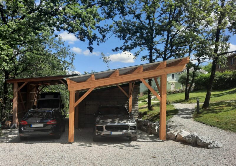 carport bois carport bois sur mesure