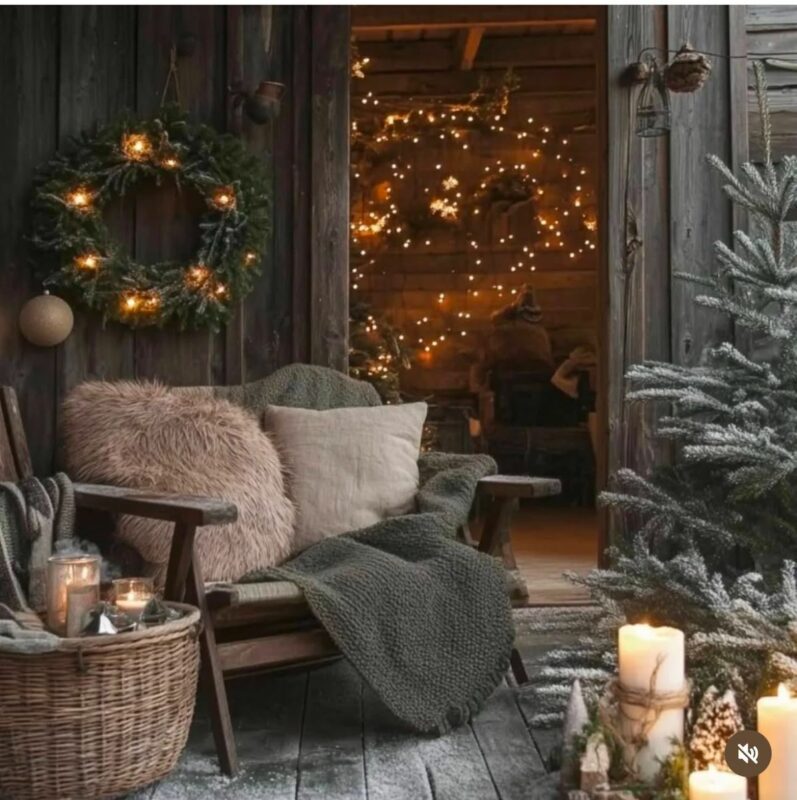 idées déco noël terrasse bois