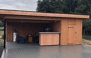 pool house cuisine d'été à toulouse