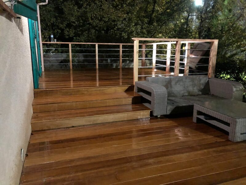 terrasse bois en garapa