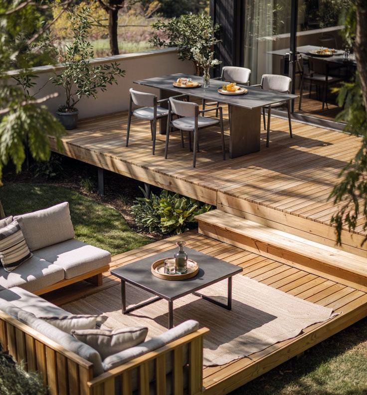 inspiration terrasse bois multifonction sur mesure